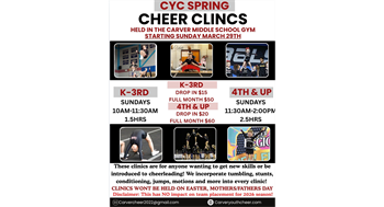 Spring Cheer Clinics